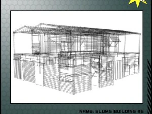 slums building 6 3D Model