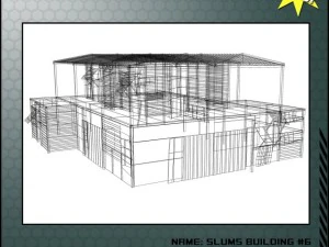 slums building 6 3D Model