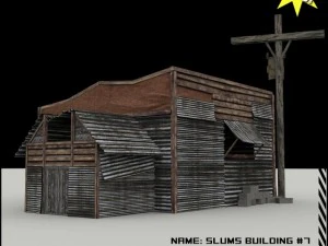 slums building 7 3D Model