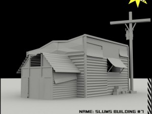 slums building 7 3Dモデル