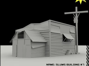 slums building 7 3D Model