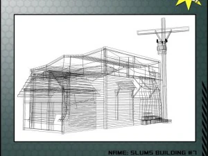 slums building 7 3D Model