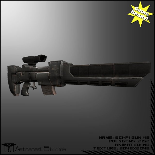 scifi 3 Model 3D .c4d .max .obj .3ds .fbx .stl .blend 