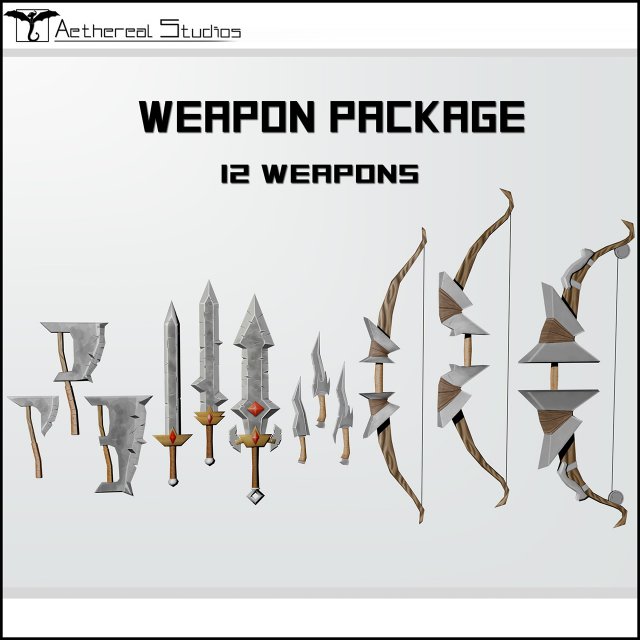 fantasy package 3D Model .c4d .max .obj .3ds .fbx .stl .blend 
