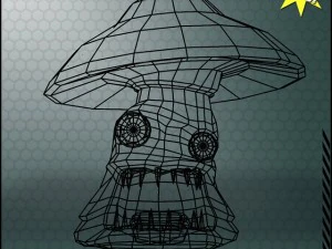 mushroom monster 3D Model