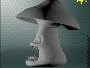 mushroom monster 3D Model