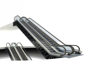 escalator seethru 3Dモデル