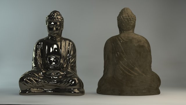 sitting buddha Model 3D .c4d .max .obj .3ds .fbx .stl .blend 