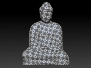 sitting buddha 3D Model
