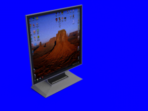 monitor Modèle 3D