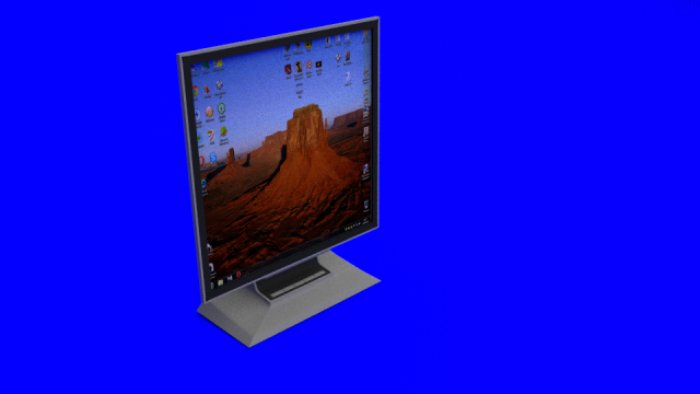 monitor 3D Model .c4d .max .obj .3ds .fbx .stl .blend 