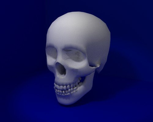 skelet head 3D Model .c4d .max .obj .3ds .fbx .stl .blend 