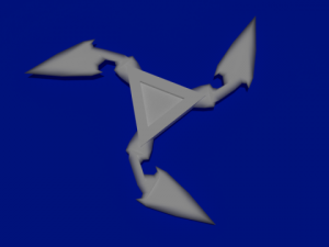 suriken Modèle 3D