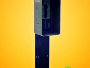 nyc pay phone Modelo 3D