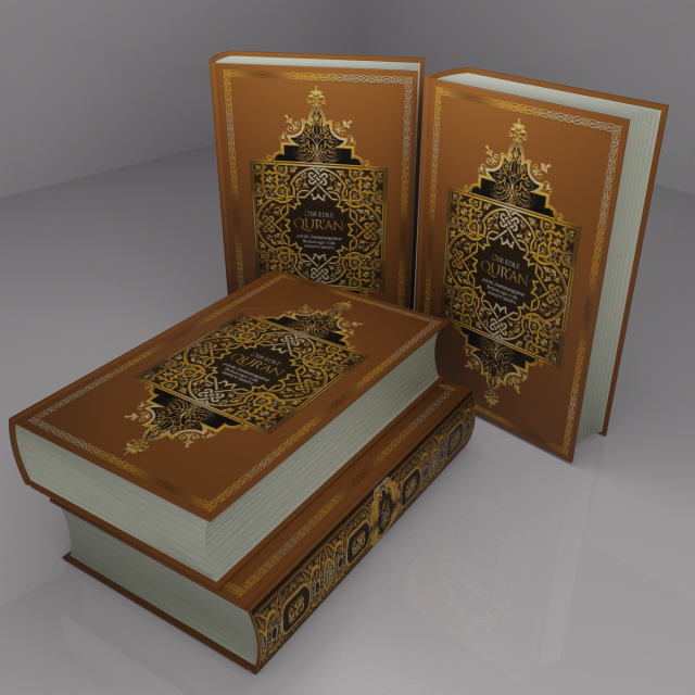 quran 3D Model .c4d .max .obj .3ds .fbx .stl .blend 