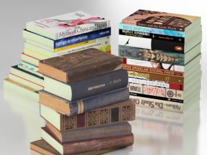 30 books collection include 7 old books 3D 모델
