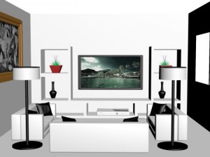 sala Modello 3D