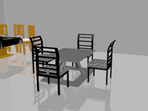 kit mesas 3D 模型