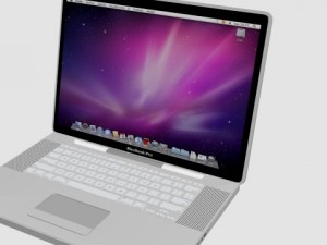 macbook pro 3D 모델