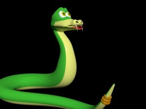 serpiente snake 3D 모델