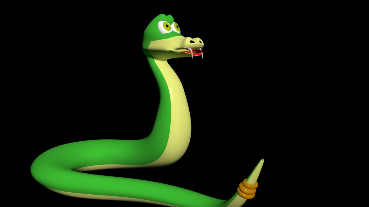 Serpiente snake Free 3D Model in Amphibians 3DExport