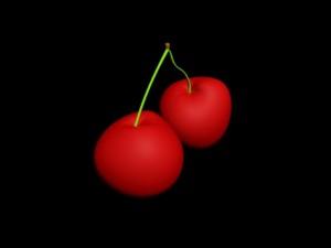 cereza cherry Model 3D