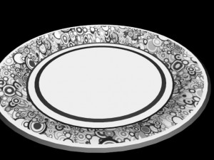 dish meat plato de carne 3D Model