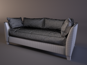 sofa modern Modelo 3D