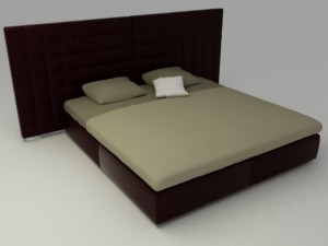 nador king  queen size Model 3D