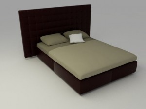 nador king  queen size Modello 3D