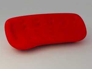 ploum couch Modelo 3D