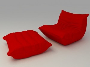 togo seat Model 3D