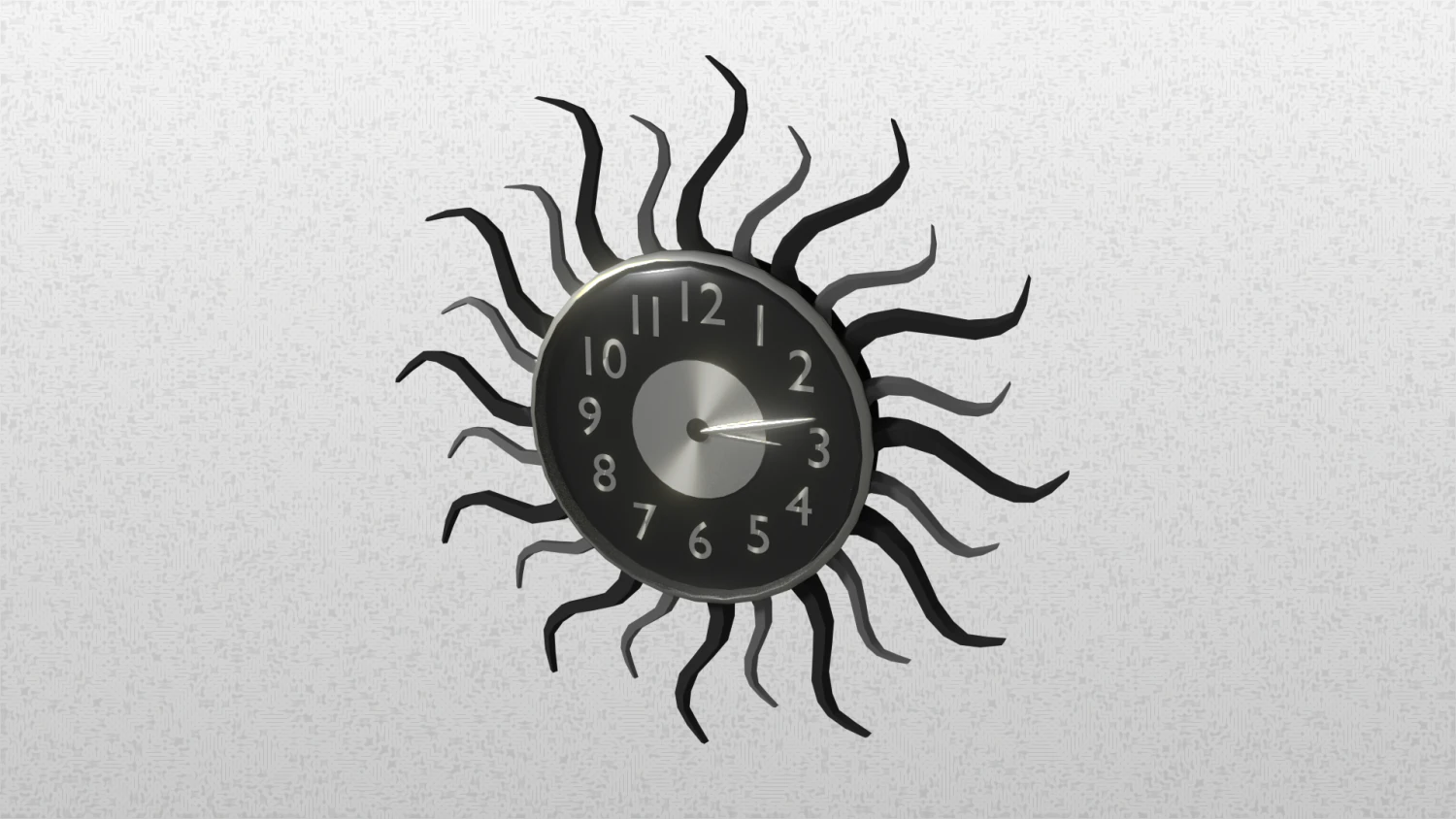 modern clock 3D Model .c4d .max .obj .3ds .fbx .stl .blend 