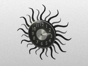 modern clock 3D मॉडल