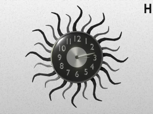 modern clock 3D Model