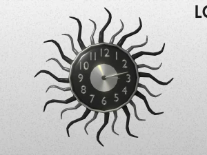 modern clock 3D Model
