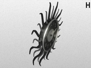 modern clock 3D Model