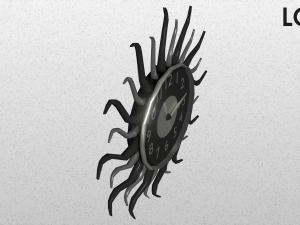 modern clock Modelo 3D