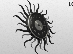 modern clock Modelo 3D