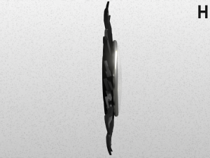 modern clock Modelo 3D