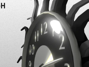 modern clock 3D Model