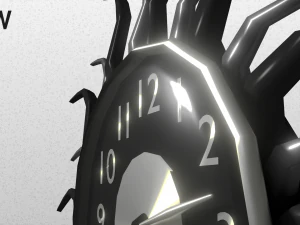 modern clock 3D Model
