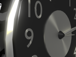 modern clock Modelo 3D