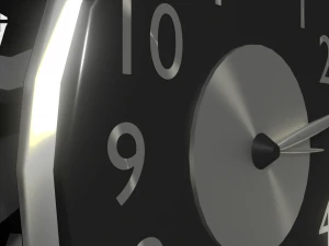modern clock 3D Model