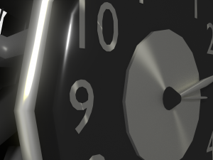 modern clock Modelo 3D