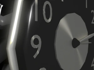 modern clock 3D Model