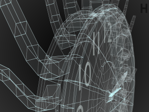 modern clock Modelo 3D