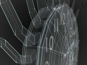 modern clock Modelo 3D