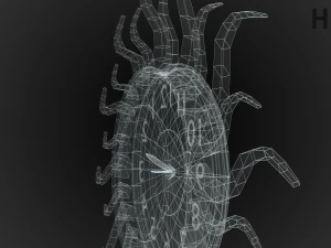 modern clock 3D Model