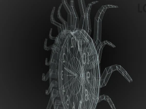 modern clock 3D Model